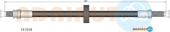 Adriauto 13.1218 - Brake Hose car-mod.net