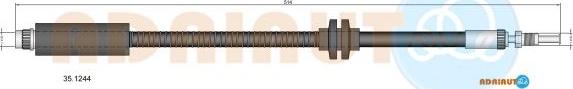 Adriauto 35.1244 - Brake Hose car-mod.net