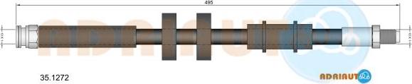 Adriauto 35.1272 - Brake Hose car-mod.net