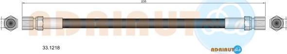 Adriauto 33.1218 - Brake Hose car-mod.net