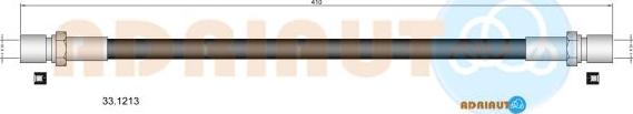 Adriauto 33.1213 - Brake Hose car-mod.net