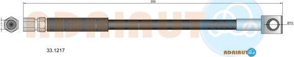 Adriauto 33.1217 - Brake Hose car-mod.net