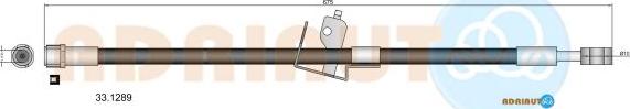 Adriauto 33.1289 - Brake Hose car-mod.net
