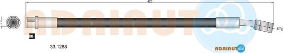 Adriauto 33.1288 - Brake Hose car-mod.net