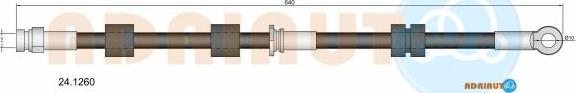 Adriauto 24.1260 - Brake Hose car-mod.net