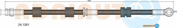 Adriauto 24.1261 - Brake Hose car-mod.net