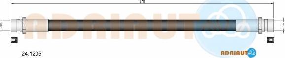 Adriauto 24.1205 - Brake Hose car-mod.net