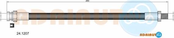 Adriauto 24.1207 - Brake Hose car-mod.net