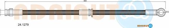 Adriauto 24.1279 - Brake Hose car-mod.net