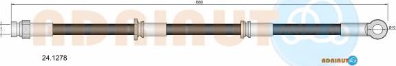 Adriauto 24.1278 - Brake Hose car-mod.net