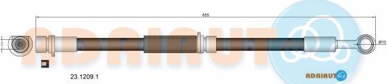 Adriauto 23.1209.1 - Brake Hose car-mod.net