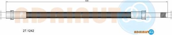 Adriauto 27.1242 - Brake Hose car-mod.net