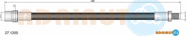 Adriauto 27.1200 - Brake Hose car-mod.net