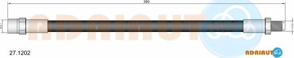 Adriauto 27.1202 - Brake Hose car-mod.net