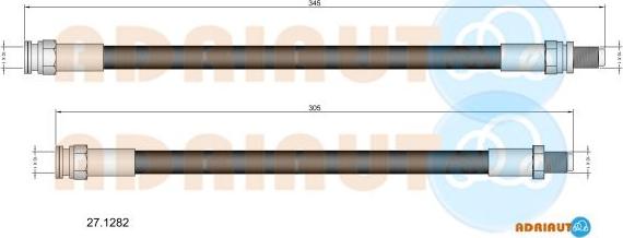 Adriauto 27.1282 - Brake Hose car-mod.net