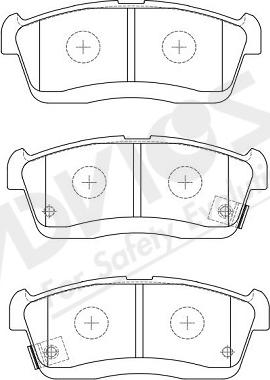 ADVICS-SEA H1N056Y - Brake Pad Set, disc brake car-mod.net