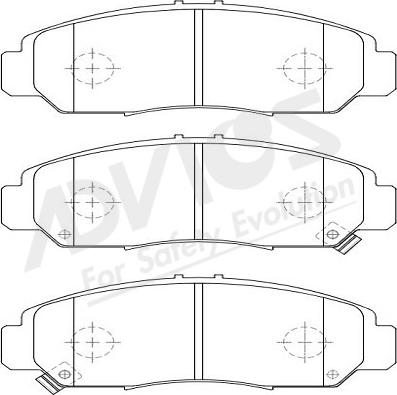 ADVICS-SEA C1N030Y - Brake Pad Set, disc brake car-mod.net