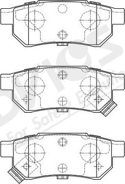 ADVICS-SEA C2N022Y - Brake Pad Set, disc brake car-mod.net