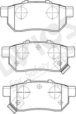 ADVICS-SEA C2N128Y - Brake Pad Set, disc brake car-mod.net