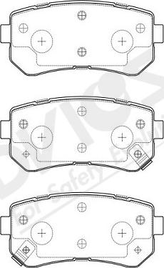 ADVICS-SEA R2N027Y - Brake Pad Set, disc brake car-mod.net