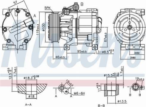 AES PSH 89405 - Compressor, air conditioning car-mod.net