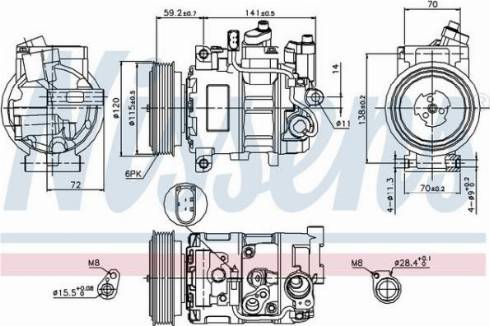 AES PSH 89415 - Compressor, air conditioning car-mod.net