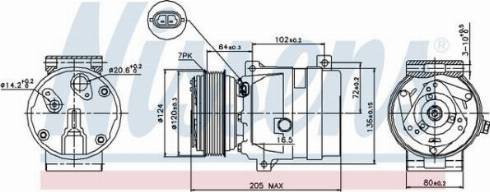 AES PSH 89435 - Compressor, air conditioning car-mod.net