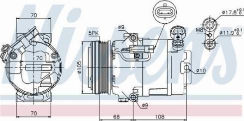 AES PSH 89050 - Compressor, air conditioning car-mod.net