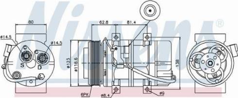AES PSH 89069 - Compressor, air conditioning car-mod.net