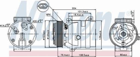 AES PSH 89063 - Compressor, air conditioning car-mod.net