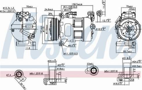 AES PSH 890062 - Compressor, air conditioning car-mod.net