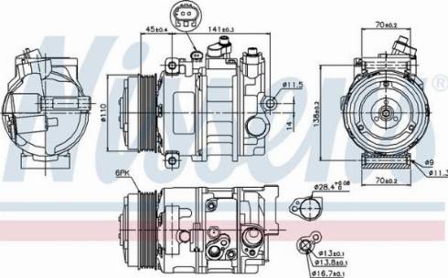 AES PSH 89039 - Compressor, air conditioning car-mod.net