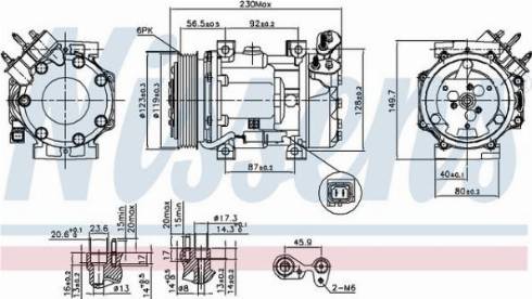 AES PSH 89076 - Compressor, air conditioning car-mod.net