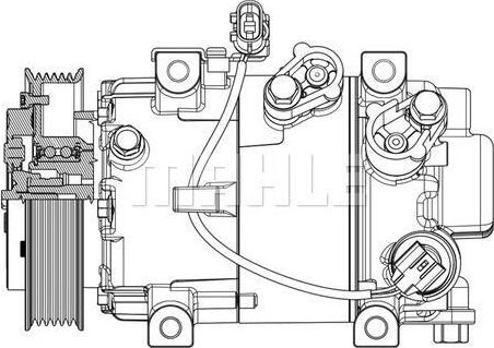 AES PSH 090.255.007.310 - Compressor, air conditioning car-mod.net