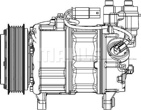 AES PSH 090.215.080.310 - Compressor, air conditioning car-mod.net