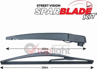 AE TOPLIGHT TRA-A4M1 - Wiper Arm Set, window cleaning car-mod.net
