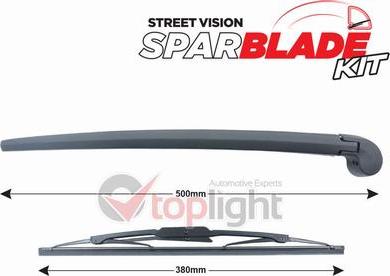 AE TOPLIGHT TRA-A8A13 - Wiper Arm Set, window cleaning car-mod.net