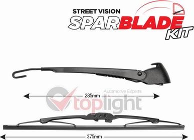 AE TOPLIGHT TRA-A8A2 - Wiper Arm Set, window cleaning car-mod.net