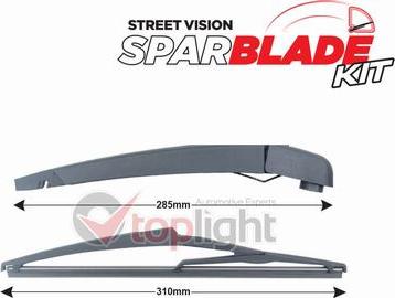 AE TOPLIGHT TRA-F4C1 - Wiper Arm Set, window cleaning car-mod.net