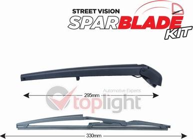 AE TOPLIGHT TRA-F2P6 - Wiper Arm Set, window cleaning car-mod.net