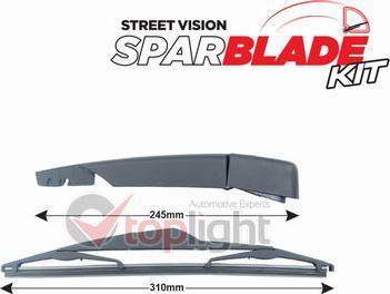 AE TOPLIGHT TRA-M12C4 - Wiper Arm Set, window cleaning car-mod.net