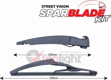 AE TOPLIGHT TRA-M12C8 - Wiper Arm Set, window cleaning car-mod.net