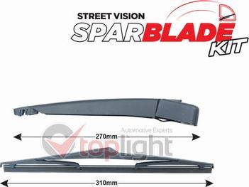 AE TOPLIGHT TRA-O1C4 - Wiper Arm Set, window cleaning car-mod.net