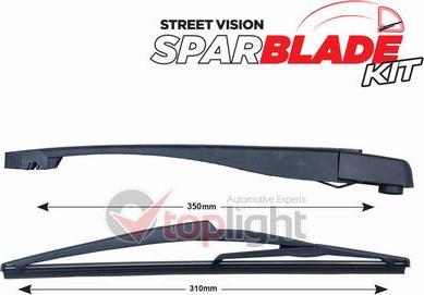 AE TOPLIGHT TRA-O1C3 - Wiper Arm Set, window cleaning car-mod.net