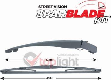 AE TOPLIGHT TRA-O1C2 - Wiper Arm Set, window cleaning car-mod.net