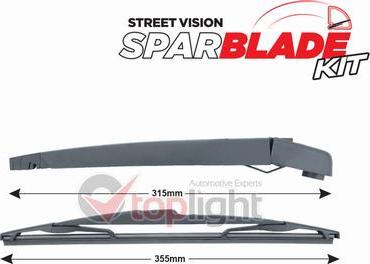 AE TOPLIGHT TRA-O1Z2 - Wiper Arm Set, window cleaning car-mod.net