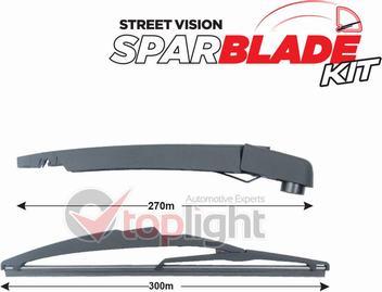 AE TOPLIGHT TRA-R2C1 - Wiper Arm Set, window cleaning car-mod.net