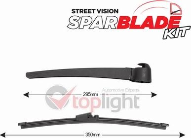 AE TOPLIGHT TRA-S5E1 - Wiper Arm Set, window cleaning car-mod.net