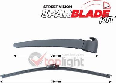 AE TOPLIGHT TRA-S5I4 - Wiper Arm Set, window cleaning car-mod.net
