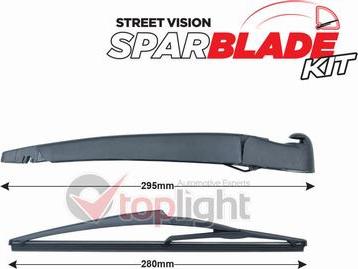 AE TOPLIGHT TRA-S8F3 - Wiper Arm Set, window cleaning car-mod.net